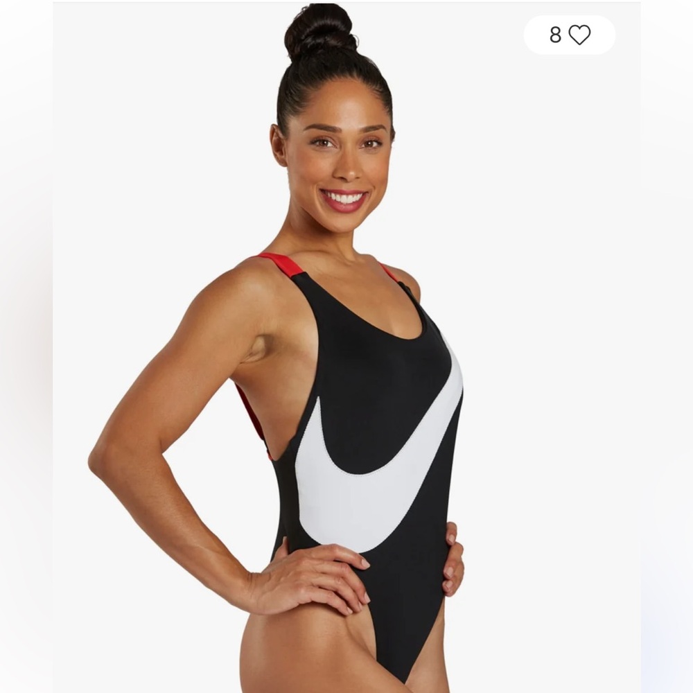 NIKE: WOMENS NIKE SWIM SWOOSH 1-PIECE SWIMSUIT